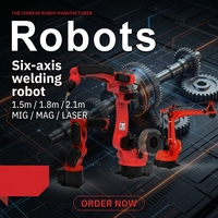 Lengan Robot Pengelasan Industri 6 Axis 4 Axis Dof Kondisi Baru Mesin CNC Teach Machine
