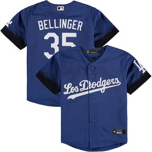 FOXA Cody Bellinger Los Angeles Dodgers Azul # 35 Camiseta de jugador City Connect para niños pequeños de 2 a 4 años - Product Image 1