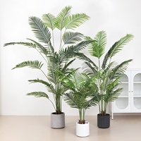 Planta Artificial Grande de Palmera Areca, Hoja de Tortuga, Simulación de Planta Verde para Decoración Interior, Paisajismo y Fotografía