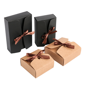 อบอาหารขนมไหว้พระจันทร์บรรจุภัณฑ์ขนมหวานกล่องกระดาษคราฟท์ทั่วไปหัตถกรรมพับขนาดเล็ก 4*4 กล่องของขวัญกระดาษ - Product Image 5