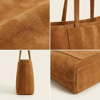 Sac fourre-tout grande capacité, vintage, minimaliste, pour ordinateur portable, sac à main personnalisé pour femmes, OEM ODM, marque privée