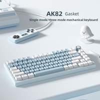 Clavier mécanique de jeu personnalisé sans fil RGB PC clavier personnalisé sans fil 75% avec bouton clavier mécanique