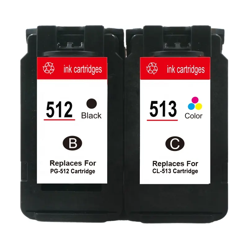 Hicor Pg512 Cl513 Gereviseerde Inktcartridge Toont Inktniveau Printer Kop Inkjet Voor Canon Voor Pixma Ip2700 Ip2702