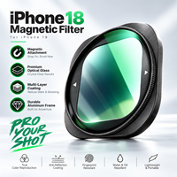 Série de filtres photo K1 MagiFilter pour iPhone 16 17 18 Pro Max, filtre UV ND 6X Star VND, adaptateur de filtre pour iPhone