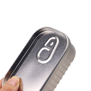 Boîte en métal rectangulaire <span class=keywords><strong>vide</strong></span> personnalisée, imprimée, 100 ml, boîtes de conserve pour sardines, couvercle réutilisable pour l'emballage de nourriture, bonbons, chocolat - Product Image 6