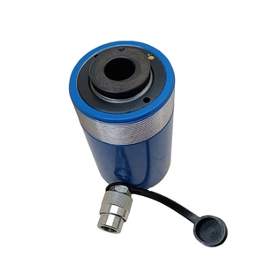 Vérin <span class=keywords><strong>hydraulique</strong></span> à piston creux simple effet DEELEAP 30T de haute qualité, vérin en acier, diamètre 90-100mm, course 155mm - Product Image 4