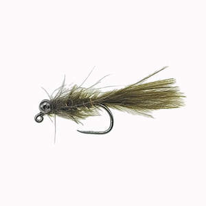 Mouche <span class=keywords><strong>nymphe</strong></span> Damselfly améliorée, 12 # /14 #   Leurres de pêche à la mouche avec hameçons sans ardillon, yeux réalistes et plumes naturelles pour la truite, le bar et le chub - Product Image 1