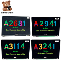 Rakitan Layar LCD Laptop 13,6 15,3 Inci Silver Space Gray Starlight Midnight untuk MacBook Air A2681 A2941 A3114 A3241