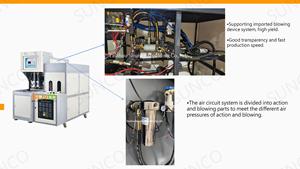 Máy thổi nhựa bán tự động Máy thổi Chai PET Máy Chai PET Máy ép chai nhựa - Product Image 5