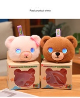 Robot Compagnon Interactif pour Enfants : Poupée Robotique pour l'Apprentissage, la Pratique du Récit d'Histoires et la Voix – Cadeau de Vacances – Robot de Service en Silicone