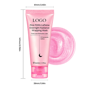Masque de nuit hydratant anti-âge pour le visage, soin de la peau coréen en marque privée, PDRN, caféine, collagène, masque enveloppant pour le visage - Product Image 6