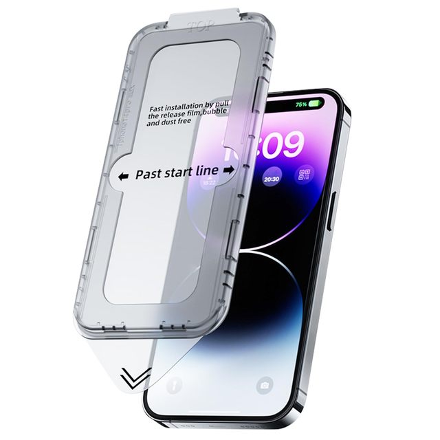 Dust Free Glass Easy Installator for iPhone Privacy Screen Protector Applicator Installation Kit for IPhone12 13 14 15 Pro Max