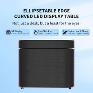 Corled thanh biểu tượng tùy chỉnh kim loại Đảng DJ bảng p2.5 <span class=keywords><strong>LED</strong></span> hiển thị Máy nghe nhạc đồ nội thất DJ Booth cho câu lạc bộ đêm p2.5 <span class=keywords><strong>LED</strong></span> bức tường video - Product Image 4