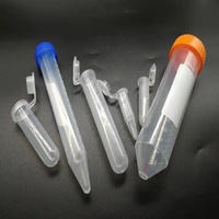 Labtex Tube à centrifuger de 50ml en PP à fond conique pour la collecte de sang certifié ISO clair Graduation Noir Bleu Prix bas 1 an