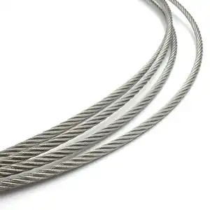 6x49SWS-FC 6x49SWS-IWRC Não Rotating Wire Rope (galvanizado e não galvanizado)