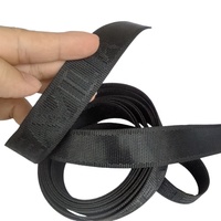 Sabuk Webbing Jacquard Nylon/Polypropylene Berkualitas Tinggi dengan Huruf Kustom Acme, Lebar 15-50mm, 50/100 Yard/gulung