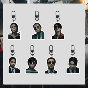 Porte-clés en acrylique KPOP JUNGKOOK SUGA JIMIN V Ugly Strange, JIN J-HOPE RM ARIRANG World Tour, pendentif de sac, cadeaux pour fans - Product Image 2