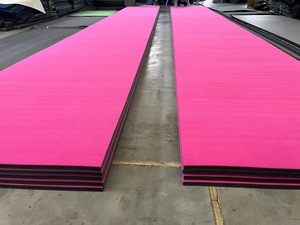 Tappetini per ginnastica in FLEXI-Roll, acrobazie e tappetino in schiuma rotolante flessibile per il Fitness color rosa - Product Image 3