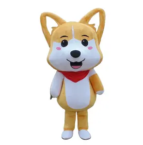 Hot Sale New Arrival Günstiger Preis Erwachsene Größe Mensch Inside Walking Cartoon Tier Hund Kostüm Maskottchen