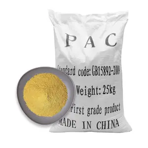 Bahan kimia perawatan Air CAS 1327/41-9 PAC polialuminium klorida untuk agen tambahan pencelupan cetak tekstil