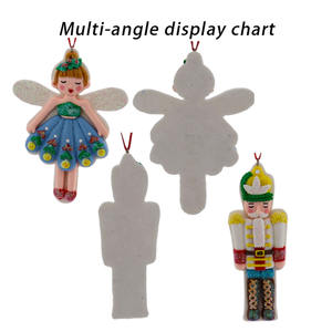 Vente en gros Fait à <span class=keywords><strong>la</strong></span> main Mini <span class=keywords><strong>Casse</strong></span>-<span class=keywords><strong>Noisette</strong></span> de Noël et <span class=keywords><strong>Fée</strong></span> avec Glaçage Pendentif Ornement pour Arbre de Noël Fête Cadeau Décoration - Product Image 6