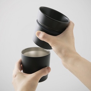 Sake <b>Tumbler</b> Japanese Stainless Steel Made Beverage Tubs - Product Image 4