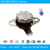 HKW HKW9700 Contrôleur de température coulissant pour montage en rack, interrupteur thermique bimétallique 230V 2-45A, protection contre les surintensités et la surchauffe