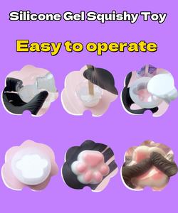 AB Gel Silicone Putty-Jouet Fidget Sensoriel Extensible pour le Soulagement du Stress et de l'Anxiété, TDAH Autisme <span class=keywords><strong>Focus</strong></span>, DIY Fun pour Enfants Adultes - Product Image 6