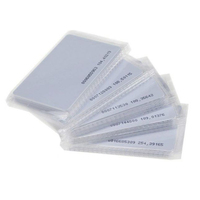 Tarjeta de Control de Acceso con Logotipo Personalizado, Chip TK4100 de 125khz, Etiqueta RFID, Tarjetas Inteligentes de PVC, Tarjeta Blanca