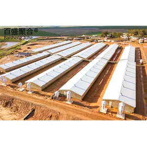 Steel Structure Design Poultry Farm Shed And Industrial Building Barn Poultry Farming Factory Building Costs
