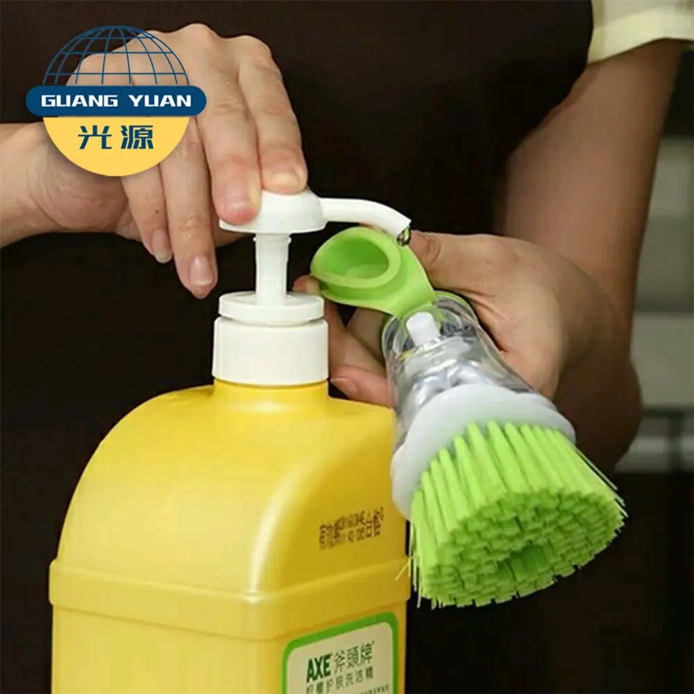 Best Price Soap Liquid Dispensing Suction Cup Dish Car Cleaning Rotary Brush