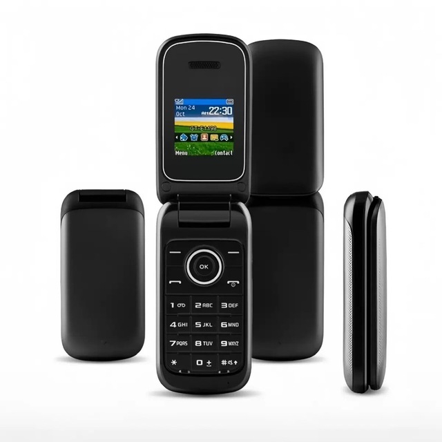 Hot Selling E1190 Basic Flip Phone for Seniors & Students - 2G GSM, Big Button Keypad, Long Standby, Simple Mobile Phone