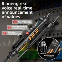 Multimètre de type stylo nouvelle génération avec annonce vocale, haute précision, protection contre les brûlures, portable et universel