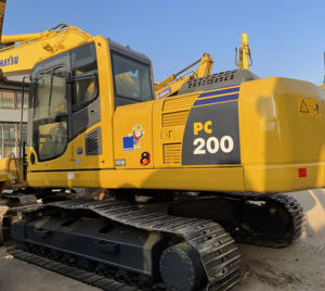 รถขุดใช้แล้วขุดดินไฮดรอลิคตีนตะขาบ PC200-8 20ตันเครื่องจักรก่อสร้าง100% พร้อมใช้งาน - Product Image 3