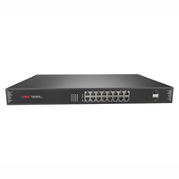 Toptan Yönetilmeyen PoE Switch 18 Gigabit Portlu 30W QoS özellikli Yüksek Yoğunluklu Dağıtım için