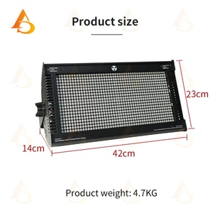 Luz Estroboscópica AICPOSE de 1000w, Aleación de Aluminio, DMX RGW, para Luces DJ, Fiestas, Eventos, Iluminación de Escenario LED - Product Image 5