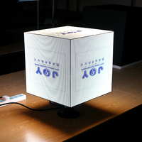 Personalizzare lo schermo a cubo a LED con vendita diretta in fabbrica ad alta definizione P2.5 con decorazione per negozio di palcoscenico a quattro lati mini cubo a LED 3D HD
