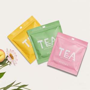 Sachet de thé laminé portable de qualité alimentaire sac en papier kraft Mini sac de café goutte à goutte thermoscellé avec impression de logo personnalisé - Product Image 1