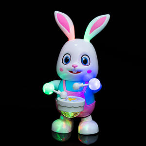 Mini jouet à bouton électrique mignon pour 18 mois + <span class=keywords><strong>Robot</strong></span> éducatif pour bébé en plastique - Product Image 4