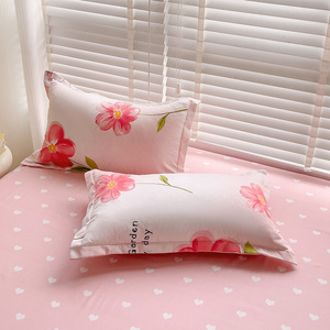 Parure de lit de luxe imprimée qualité hôtelière en coton Aloès, drap-housse King Size et 2 taies d'oreiller en polyester tissé – Fournisseur direct usine - Product Image 6