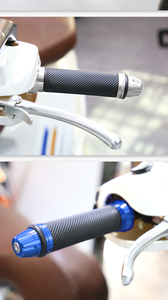 1 cặp 7/8 ''chống trượt xe đạp tay lái thanh Grips xe máy & Núi chu kỳ Cao su tay Grips - Product Image 2