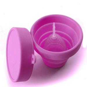 Tasse pliable réutilisable en Silicone, stérilisateur, pour produits menstruels - Product Image 1