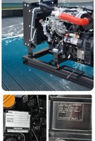 Moteur diesel YAN MAR 50 kW d'origine japonaise, 50 Hz, 1500 tr/min, générateur YAN MAR 50 kW