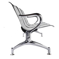 Chaise d'arrêt de bus en acier argenté pour YA-J19F publique Salon de beauté réception attente 2 3 4 5 places prix