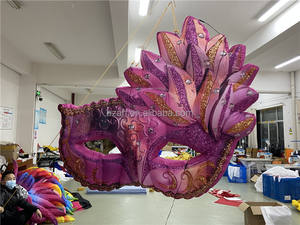 Maschera gonfiabile colorata gonfiabile della maschera della decorazione della maschera per il carnevale di evento - Product Image 6