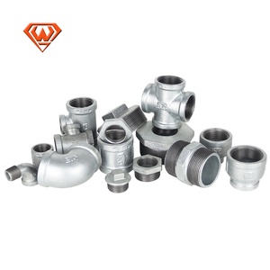 Đúc bằng nhau và giảm 3/8 "-6" nhúng nóng sợi sắt mạ kẽm phụ kiện đường ống sắt dễ uốn - Product Image 3