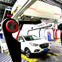 Équipement de lavage de voitures en Chine : Machine de nettoyage de voitures entièrement automatique à haute pression sans contact pour les acheteurs commerciaux mondiaux