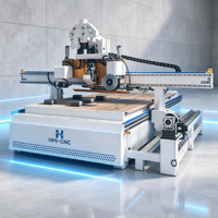 Centre CNC ATC pour le travail du bois 1530, grand format, avec rails linéaires et système de gravure de précision