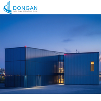 Structure en acier à haute capacité de charge, entrepôt européen préfabriqué modulaire, hangar industriel, garantie de 5 ans pour le stockage d'équipements lourds