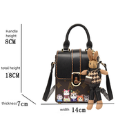 Kit de couture pour sac à dos, sac à main, sacoche, en cuir PU, matériel artisanal, ensemble d'outils, cadeau pour femme, fille, anniversaire, vacances
